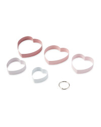 Powder Coated Heart Cookie Cutters