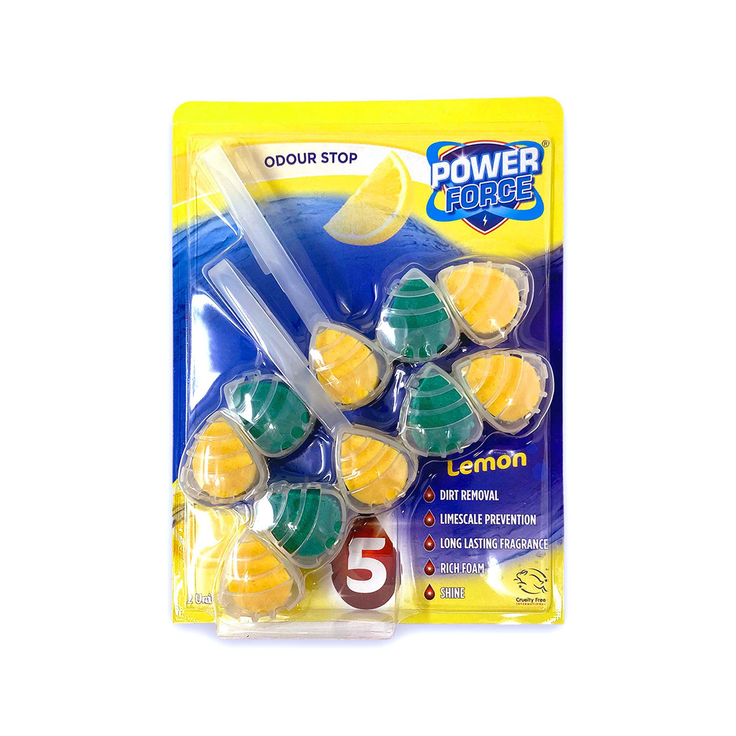 Power 5 Toilet Freshener 2 Pack