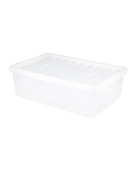 Premier 32L Underbed Storage 3 Pack - Clear