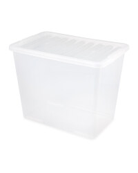 Premier 80L Storage Box - Clear