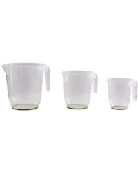 Premier Measuring Jugs 3 Pack - Green