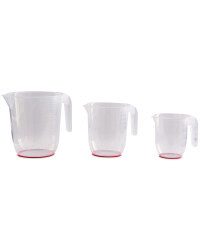 Premier Measuring Jugs 3 Pack - Pink