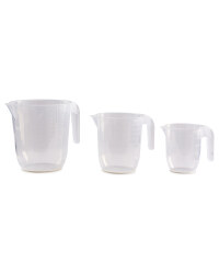Premier Measuring Jugs 3 Pack - White