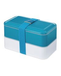 Premium Double Decker Lunch Box - Teal