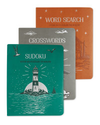 Premium Puzzle Books 3 Pack
