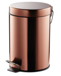 Premium Soft Close 3L Bathroom Bin - Copper