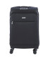 Avenue Premium Soft Suitcase Set - Black