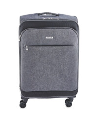 Avenue Premium Soft Suitcase Set - Grey