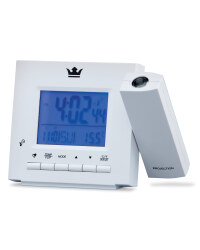 Projection Alarm Clock - White