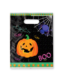 Pumpkin Loot Bags 12-Pack
