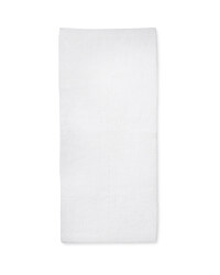 Pure White Bath Runner