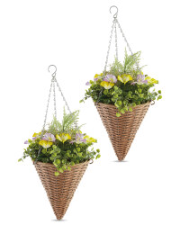 Purple & Yellow Basket 2 Pack