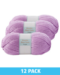 Purple Double Knitting Yarn 12 Pack