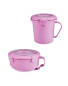Purple Good2Heat Plus Mug & Bowl Set