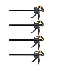 Quick Ratcheting Bar Clamps 4 Pack
