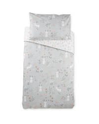 Rabbit Toddler Bed Duvet Cover Set