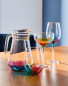 Rainbow Champagne Glass 4 Pack