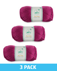 Raspberry Sorbet Aran Yarn 3 Pack