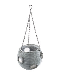 Gardenline Ball Hanging Basket - Slate