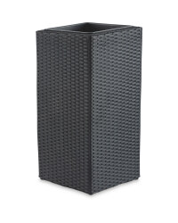 Gardenline Rectangular Planter - Black
