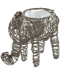 Gardenline Elephant Planter - Grey