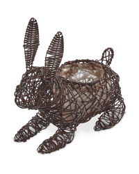 Gardenline Rabbit Planter - Brown
