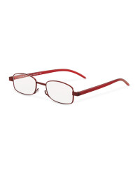 Red Reading Glasses +1.0