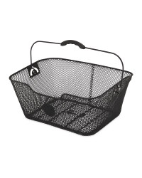 Rear Bicycle Basket - Black