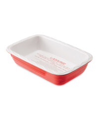 Rectangle Bakeware with Recipe Print - Red