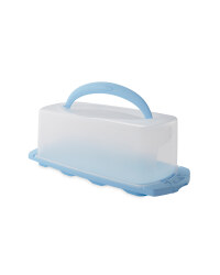 Rectangle Cake Container - Blue