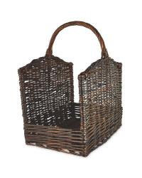 Rectangle Log Basket - Brown