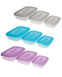 Rectangle Storage Containers 3 Pack