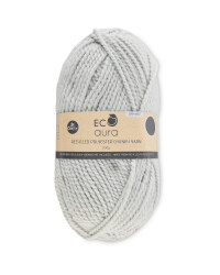 Chunky Grey Mist Recycled Yarn