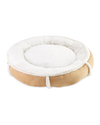 Recycled Donut Pet Bed - Brown