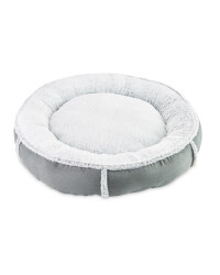 Recycled Donut Pet Bed - Grey