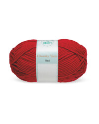 So Crafty Red Chunky Yarn