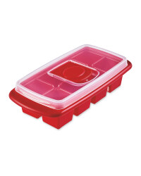 Red Extra Large Ice Cube Tray
