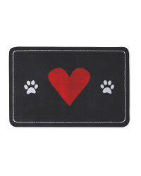 Red Heart Washable Pet Boot Mat
