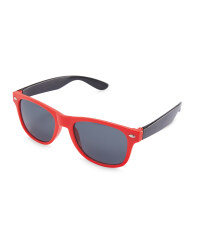 Red Kids Sunglasses with Case