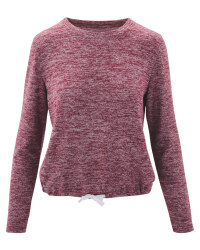 Red Loungewear Shirt/Pullover