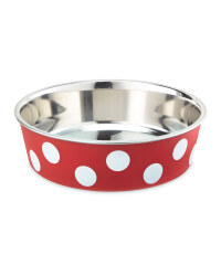 Red Spot Pet Bowl