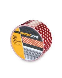 Red/White Dots Supertough Duct Tape