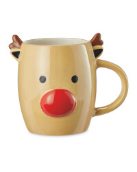 Reindeer 3D Christmas Mug