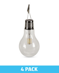 Eureka Solar Retro Lightbulb 4 Pack
