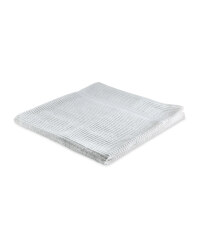 Kirkton House Ribbed Bath Sheet - White