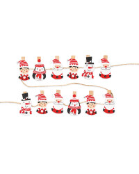 Rocking Christmas Peg Card Holders