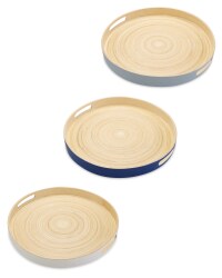 Crofton Round Bamboo Tray