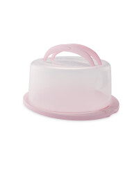Round Cake Container - Pink