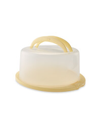 Round Cake Container - Yellow