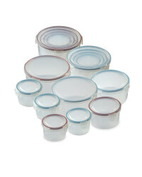 Round Clip-Lid Storage Containers